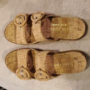BRAND-NEW KATE SPADE CORK SLIDES